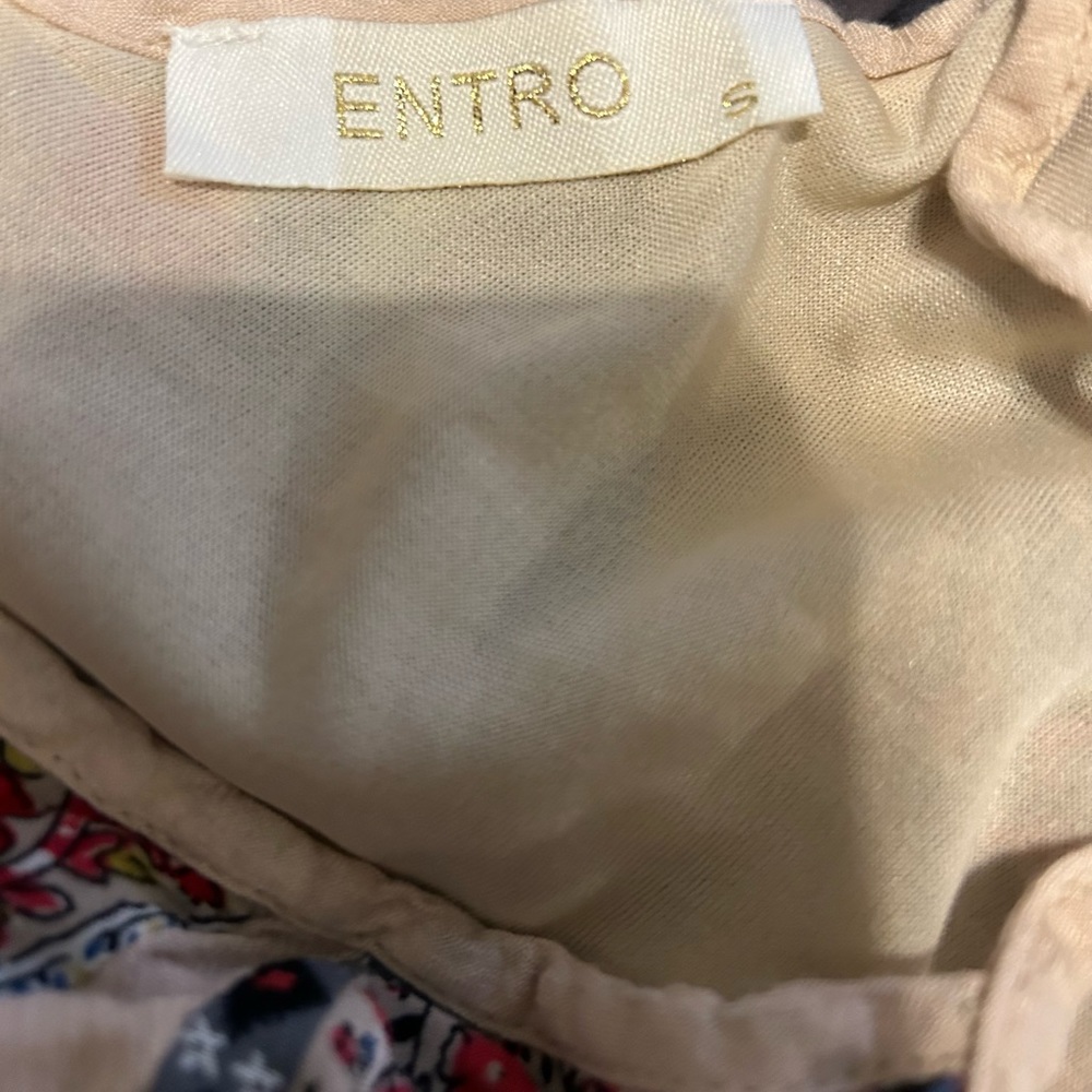 Entro Multicolored Print Tunic Size Small - image 4